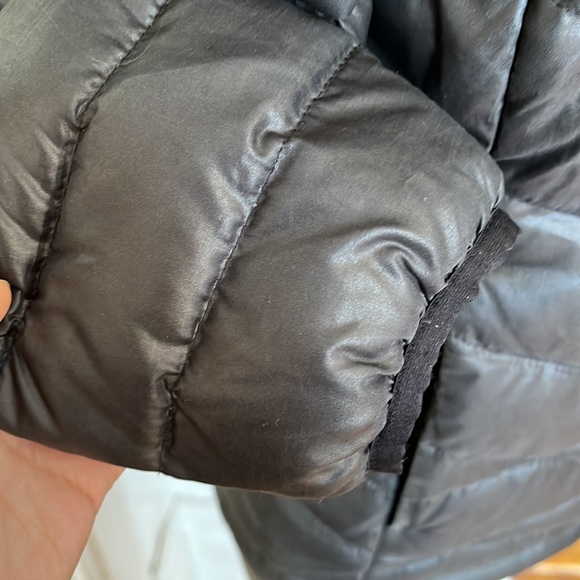 The North Face Flare 550 Goose Down Short Black Puffer Zip Up Ski Jacket, sz XS - Picture 5 of 16